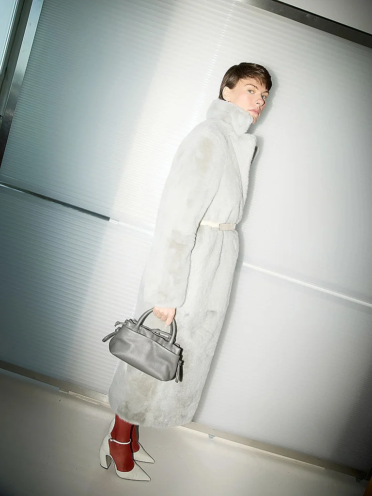 JULIA SKERGETH Sac en cuir - Sac à main TAKEAWAY SLOUCH Small gris